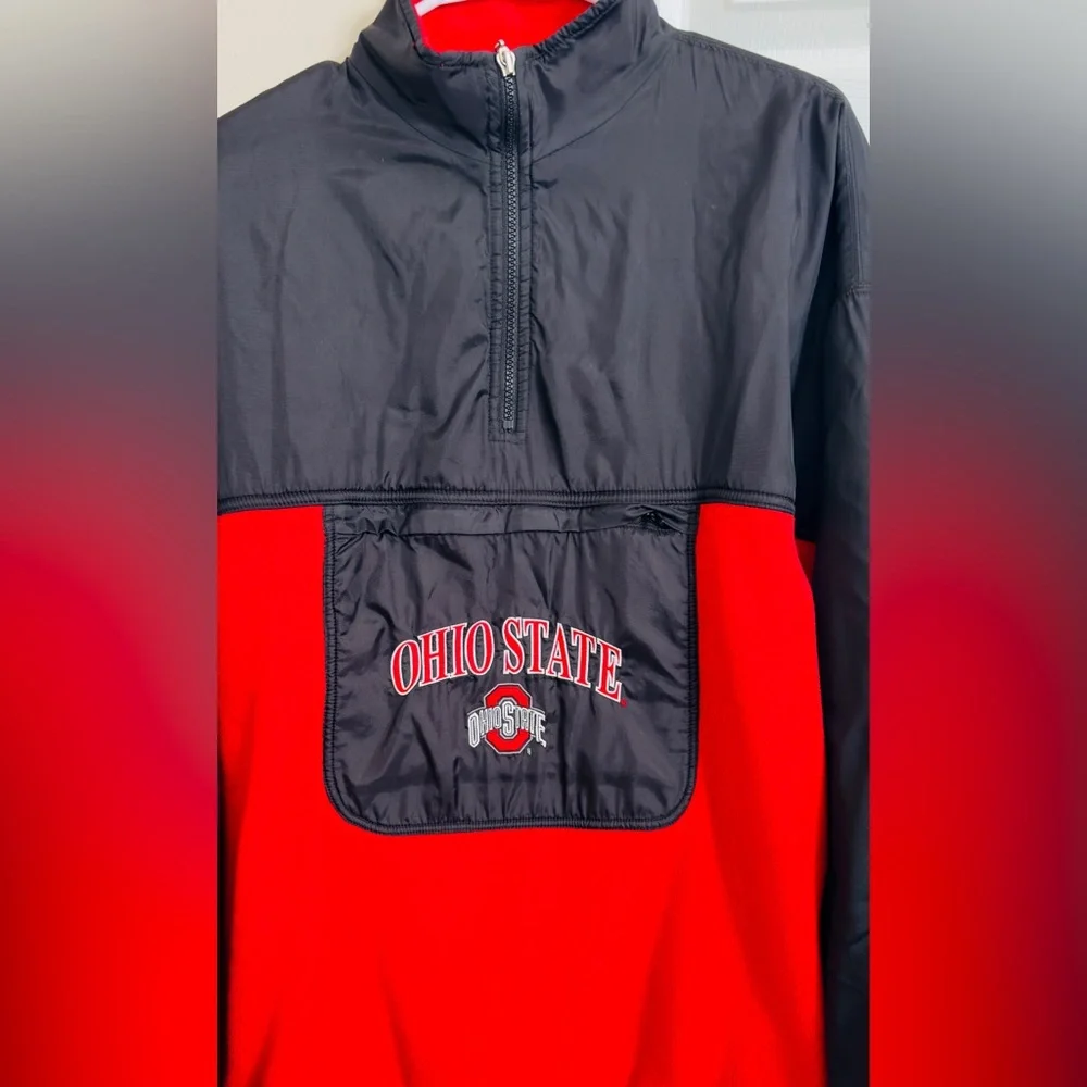 Vintage Champions The Ohio State Buckeyes‎ Men’s Large Long Sleeve Quarter Zip